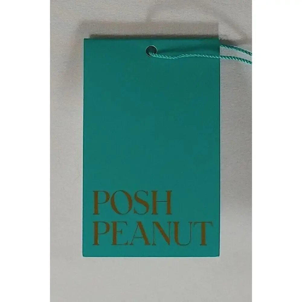 Posh Peanut One Piece Henley Romper Scout 3-6 months Animals Soft Bamboo
